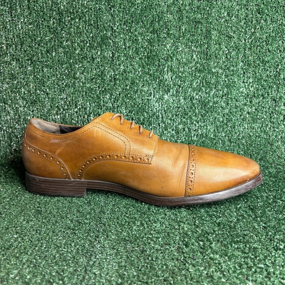 Cole Haan Williams Cap Toe Oxford Leather Brogue Dress Shoes British Tan Men 13M main image 9